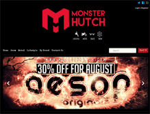 Tablet Screenshot of monsterhutch.com